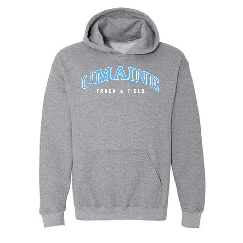 Maine - NCAA Women's Track & Field : Maddie Cyr - Classic Fashion Shersey Hooded Sweatshirt Hoodie with Tie-Dye Psychedelic Retro