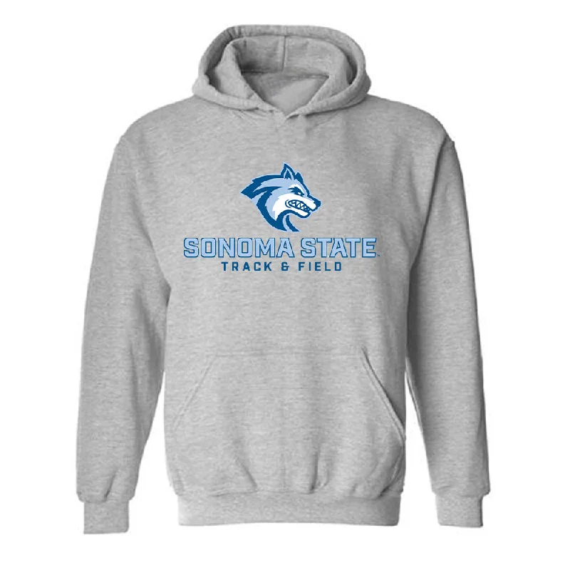 SSU - NCAA Women's Track & Field : Itzel Barrios - Classic Shersey Hooded Sweatshirt Hoodie with Turtle Neck Cozy Winter