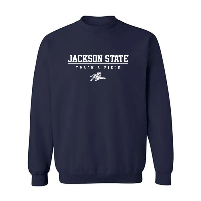 Jackson State - NCAA Women's Track & Field : Tramani Osley - Classic Shersey Crewneck Sweatshirt Graphic Hoodie Design Print