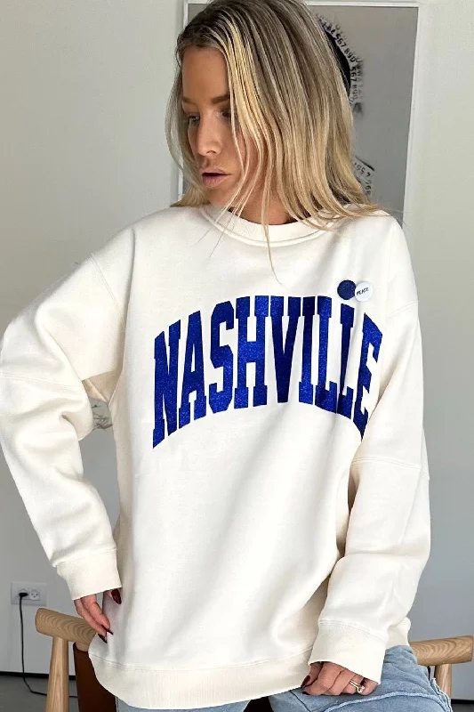 LA print sweatshirt Hoodie with Relaxed Fit Easy Casual