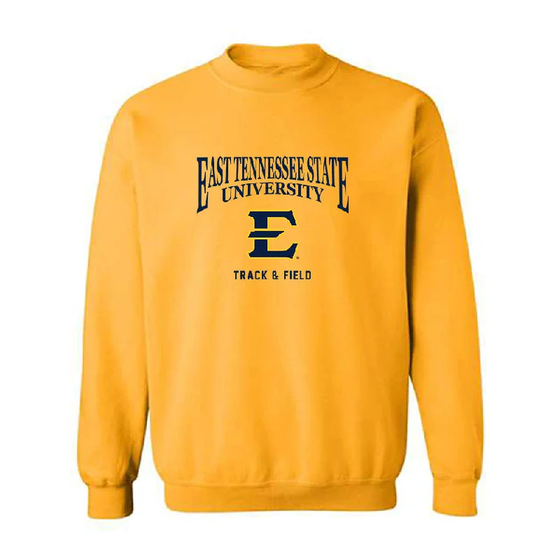 East Tennessee State - NCAA Women's Track & Field : Micailah Cook - Classic Shersey Crewneck Sweatshirt Hoodie with Pastel Soft Subtle