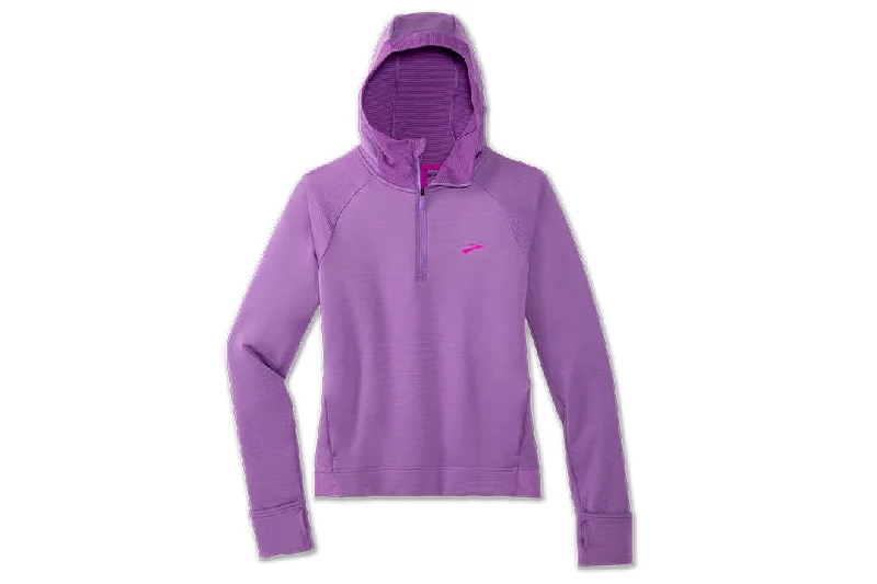 Women's Brooks Notch Thermal Hoodie - 221502-562 Hoodie with Pattern Geometric Abstract