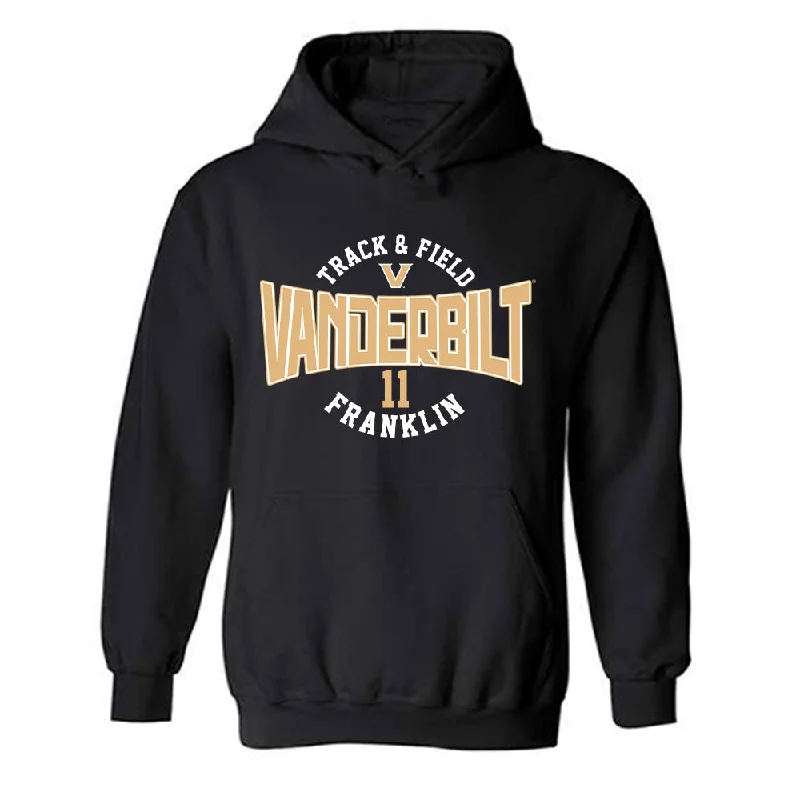 Vanderbilt - NCAA Women's Track & Field : Faith Franklin - Classic Fashion Shersey Hooded Sweatshirt Hoodie with Turtle Neck Cozy Winter