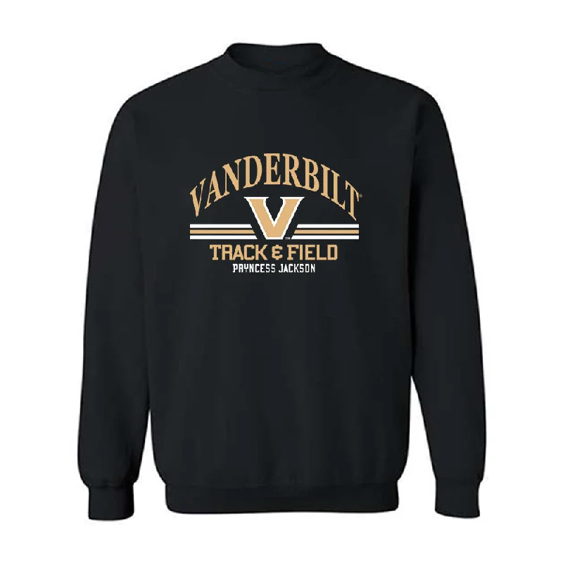 Vanderbilt - NCAA Women's Track & Field : Pryncess Jackson - Classic Fashion Shersey Crewneck Sweatshirt Zip Hoodie Drawstring Kangaroo Pocket