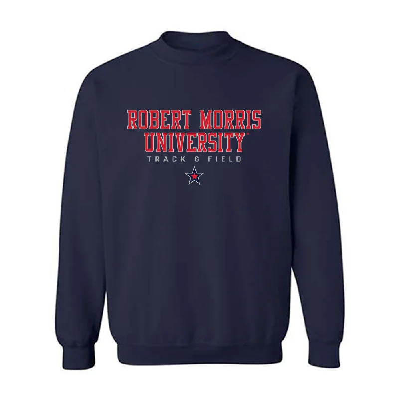 Robert Morris - NCAA Women's Track & Field : Dea Monz - Classic Shersey Crewneck Sweatshirt Hoodie with Tie-Dye Psychedelic Retro