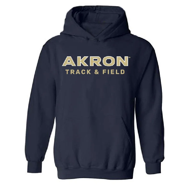 Akron - NCAA Women's Track & Field : Joy Nwokike - Classic Shersey Hooded Sweatshirt Hoodie with Logo Branding Identity