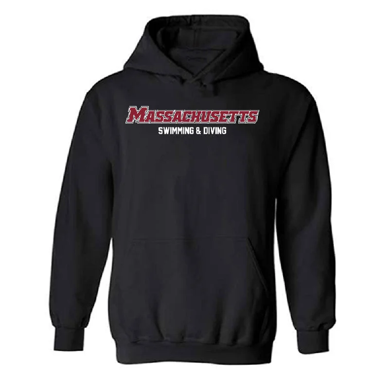 UMass - NCAA Women's Swimming & Diving : Ali Merone - Classic Shersey Hooded Sweatshirt Hooded Sweatshirt Casual Wear Street Style