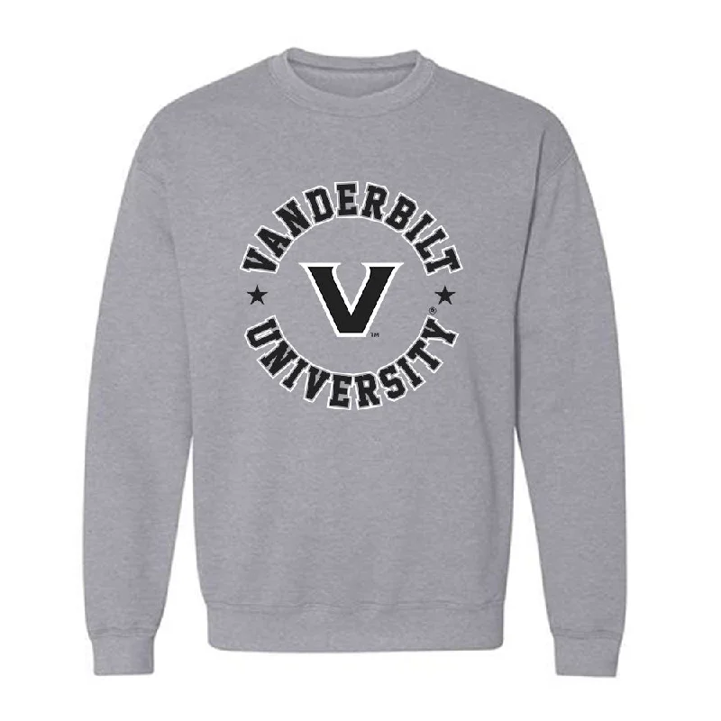 Vanderbilt - NCAA Women's Track & Field : Faith Franklin - Replica Shersey Crewneck Sweatshirt Hoodie with Full-Zip Functional Layering