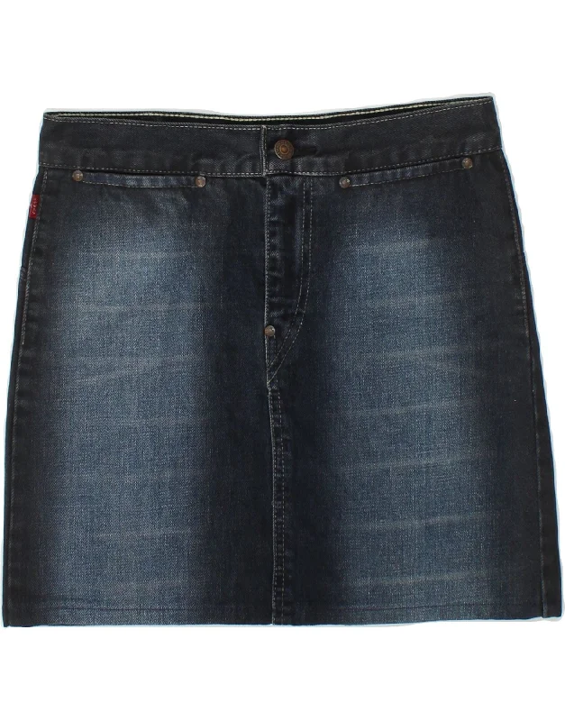 LEVI'S Womens Denim Skirt XS W28  Navy Blue denim skirt classic