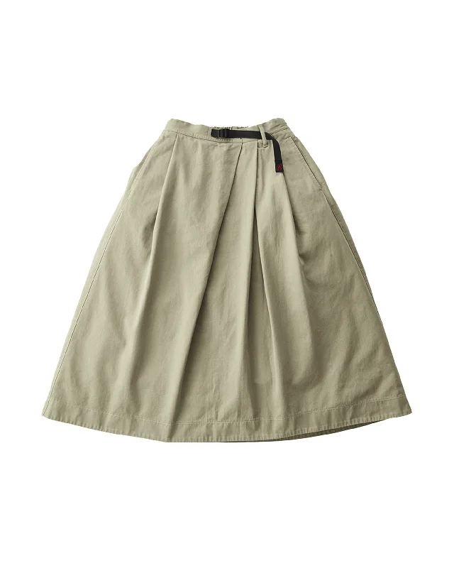 Talecut Skirt - Dusty Khaki velvet skirt luxurious