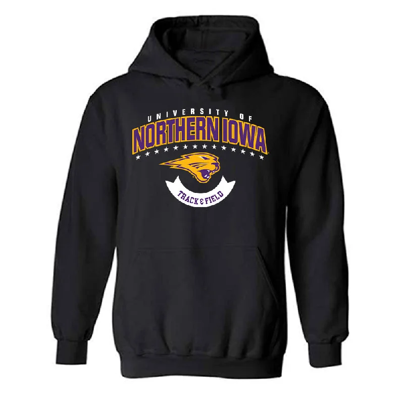 Northern Iowa - NCAA Women's Track & Field : Aleksys Gannon - Classic Shersey Hooded Sweatshirt Hoodie with Fur Luxurious Winter