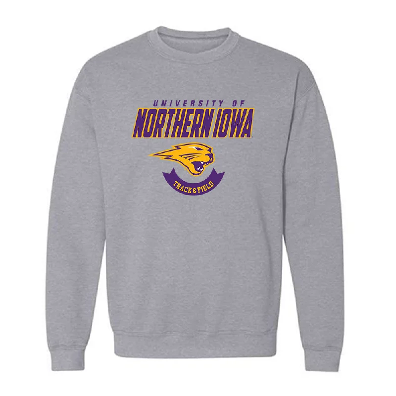 Northern Iowa - NCAA Women's Track & Field : Aleksys Gannon - Classic Shersey Crewneck Sweatshirt Hoodie with Zipper Versatile Modern