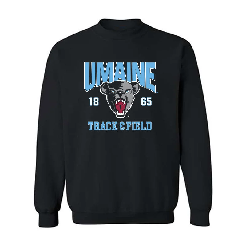 Maine - NCAA Women's Track & Field : Maddie Cyr - Sports Shersey Crewneck Sweatshirt Hoodie with Ribbed Cuffs Snug Fit Comfort