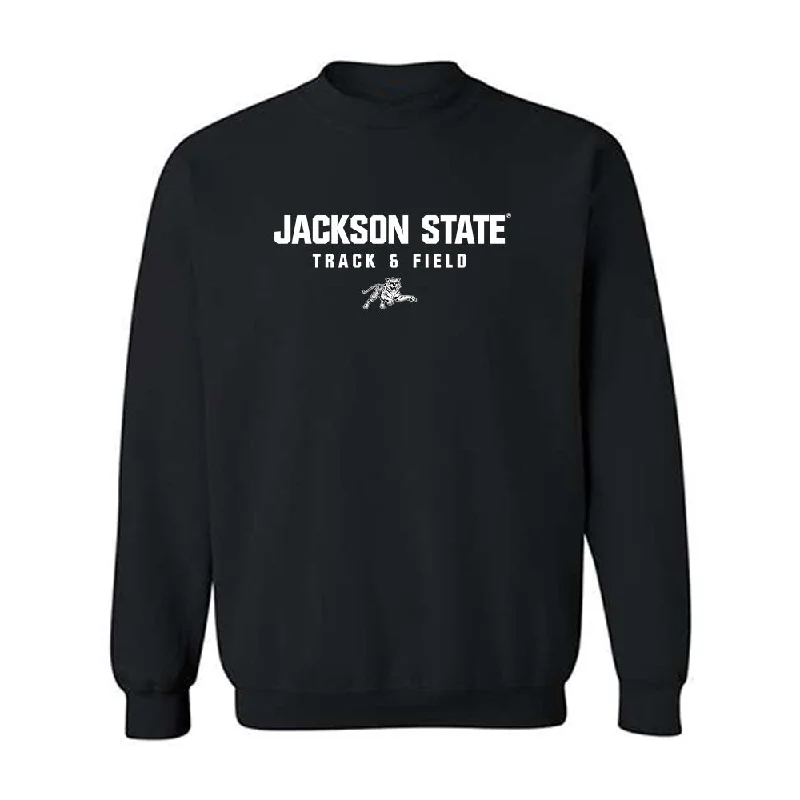 Jackson State - NCAA Women's Track & Field : Tramani Osley - Crewneck Sweatshirt Hooded Sweatshirt Casual Wear Street Style