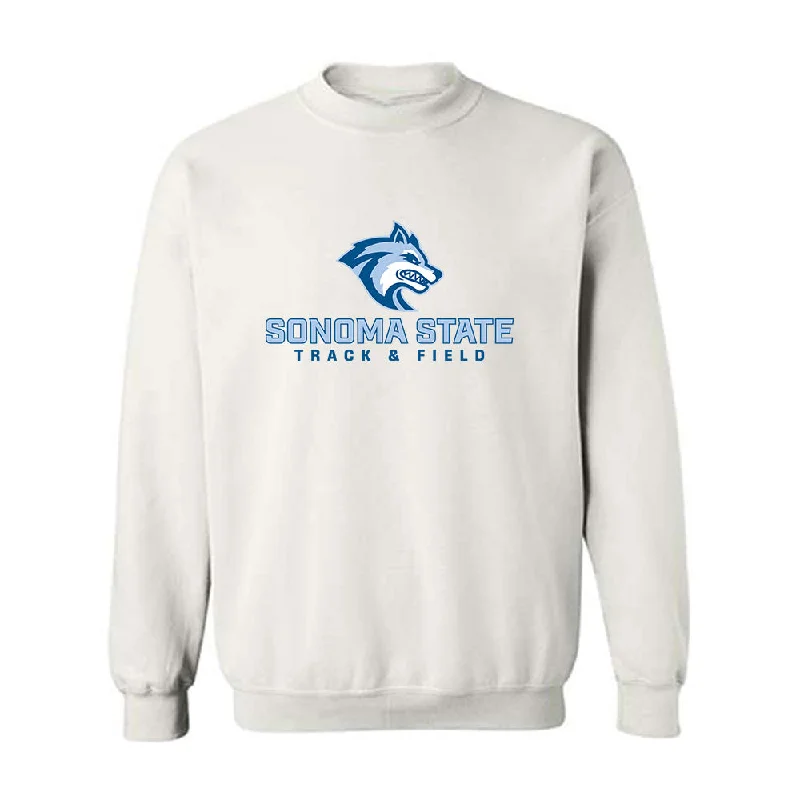 SSU - NCAA Women's Track & Field : Itzel Barrios - Classic Shersey Crewneck Sweatshirt Hoodie with Tied Waist Feminine Flattering