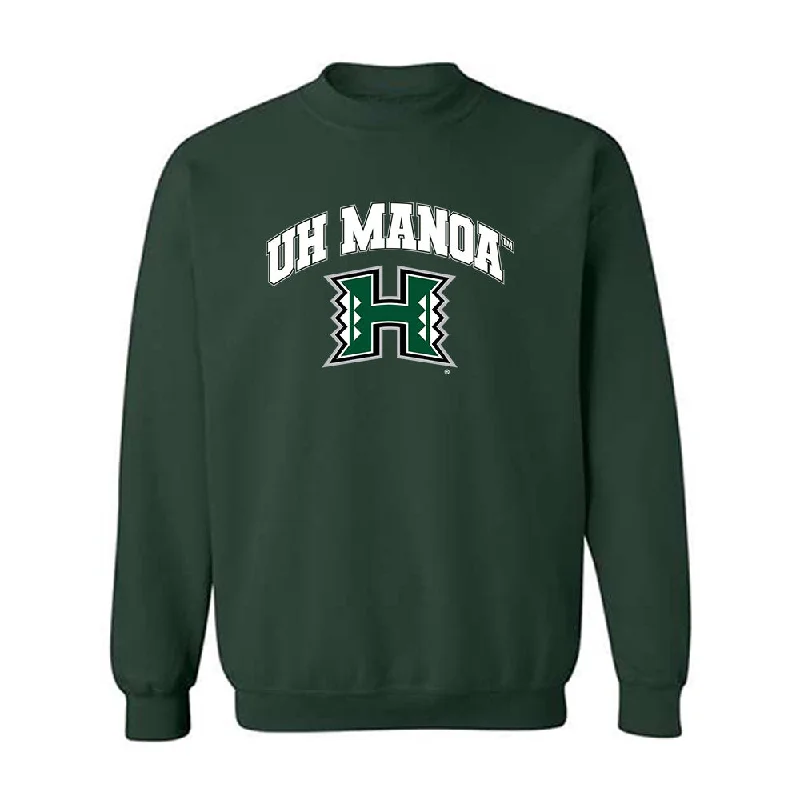 Hawaii - NCAA Women's Track & Field : Samaria Vital - Classic Shersey Crewneck Sweatshirt Hoodie with Drop Shoulder Relaxed Streetwear