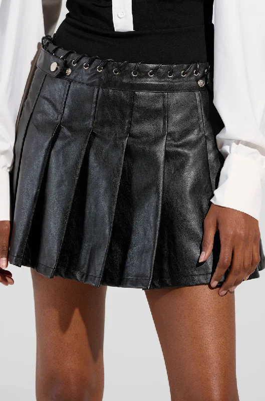 THE BADDER THE BETTER MINI SKIRT lace skirt intricate