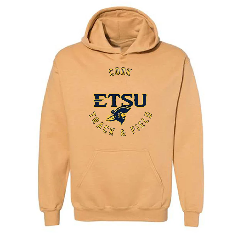 East Tennessee State - NCAA Women's Track & Field : Micailah Cook - Classic Fashion Shersey Hooded Sweatshirt Hoodie with Tie-Dye Psychedelic Retro