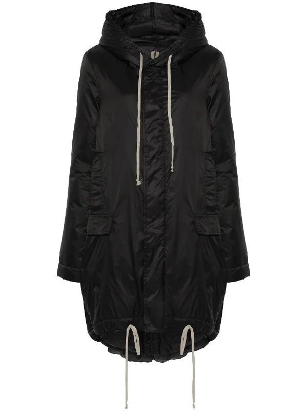 DRKSHDW Fishtail parka Quilted Fitted Parka Coat