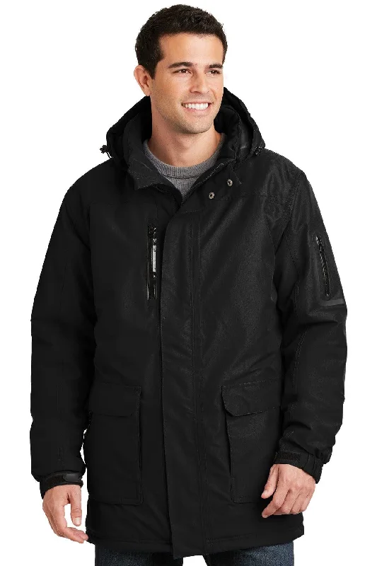 Port Authority Heavyweight Parka. J799 Quilted Insulated Parka Coat