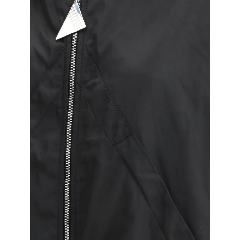 The Attico Nylon Windbreaker Jacket Welt Pockets Slit Pockets Flap Pockets