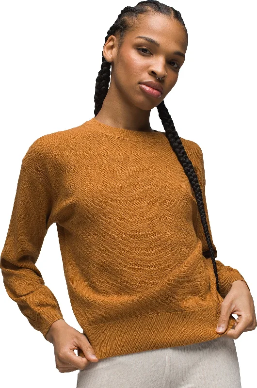 Milani Crew Neck Sweater - Women's|-|Chandail à col rond Milani - Femme Real Fur Shearling Chenille