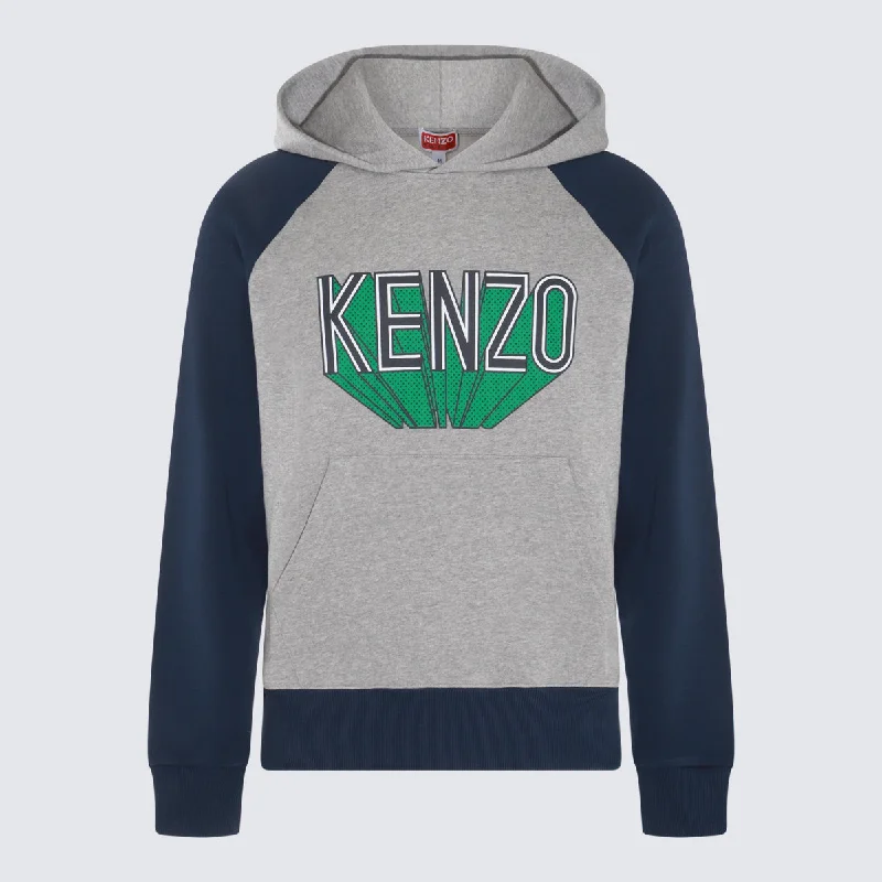 Kenzo Sweaters Grey Iron Safe Non-Iron Wrinkle Free