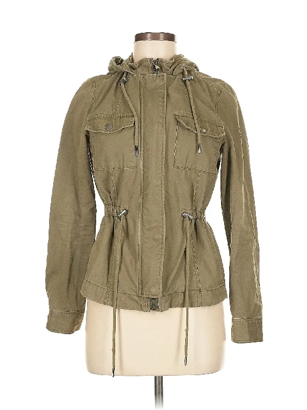 Jacket Zippered Front Buttoned Front Snap Front