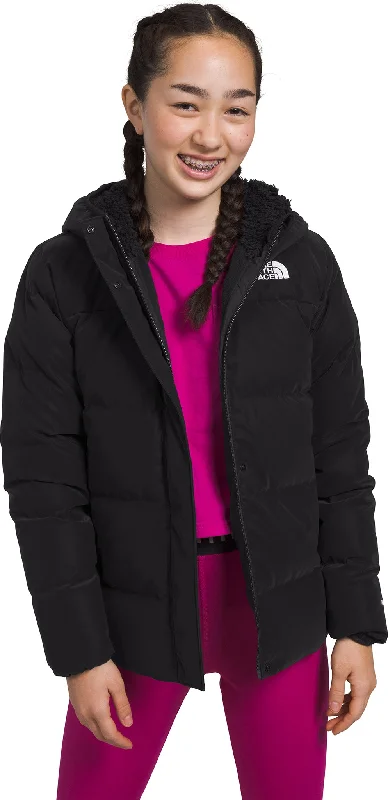 North Down Fleece-Lined Parka - Girls|-|Parka doublée de polaire en duvet North - Fille Comfortable Sherpa-Lined Parka