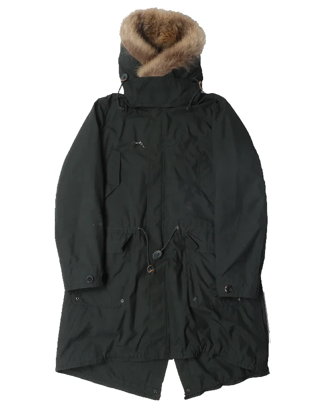 AW15 Slash Magazine Modular Parka Lightweight Cotton Parka Jacket