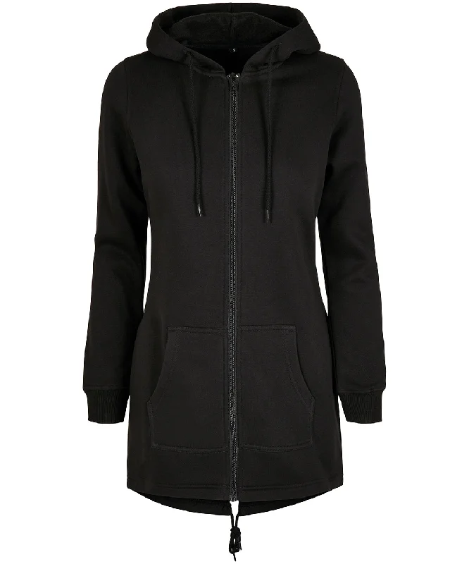 Black - Women's sweat parka Trendy Fashion Parka Jacket