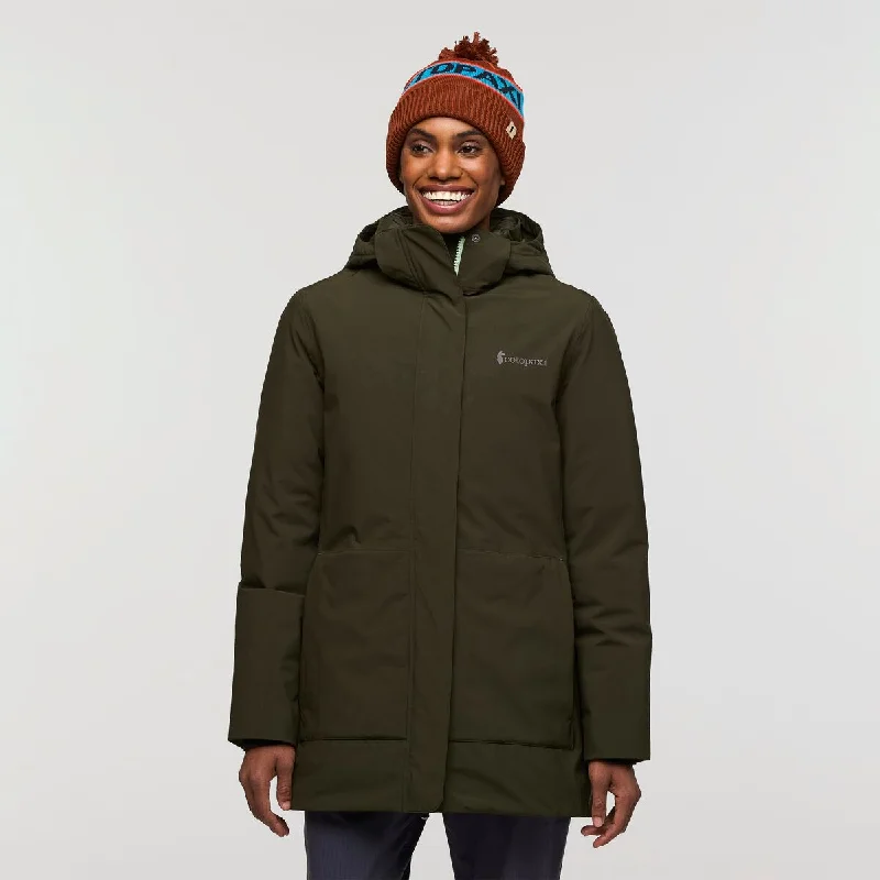 Calidez Down Parka - Womens Long Puffer Parka Coat