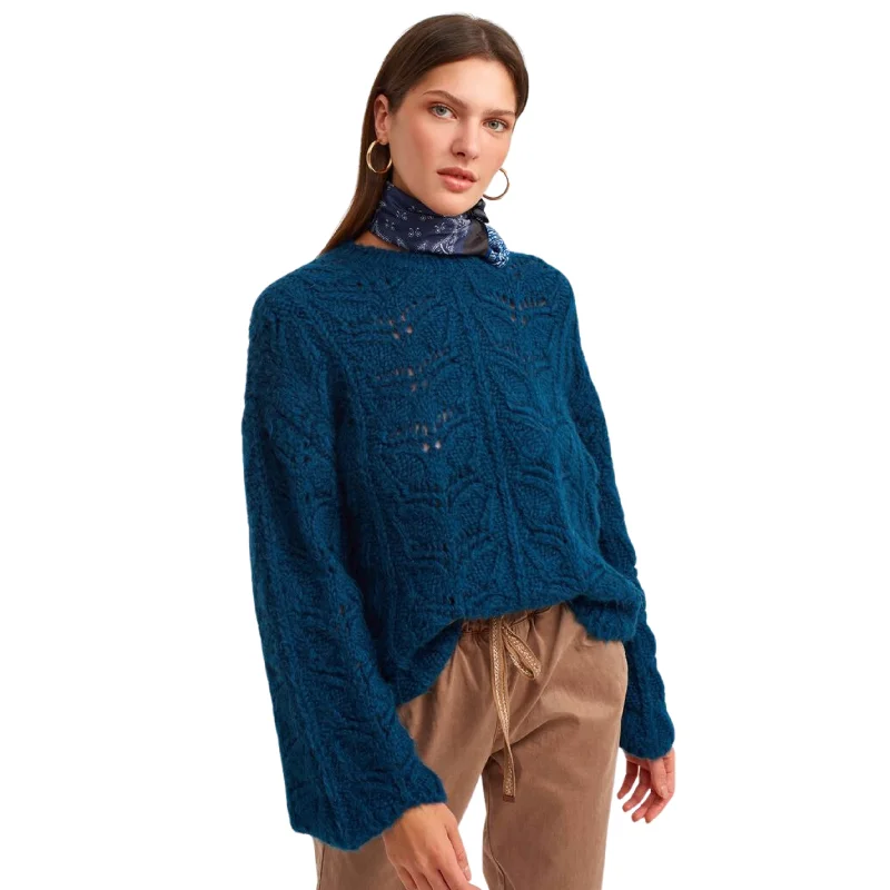 OXXO -  Spanish Sleeve Bohemian Openwork Sweater Lightweight Heavyweight Midweight