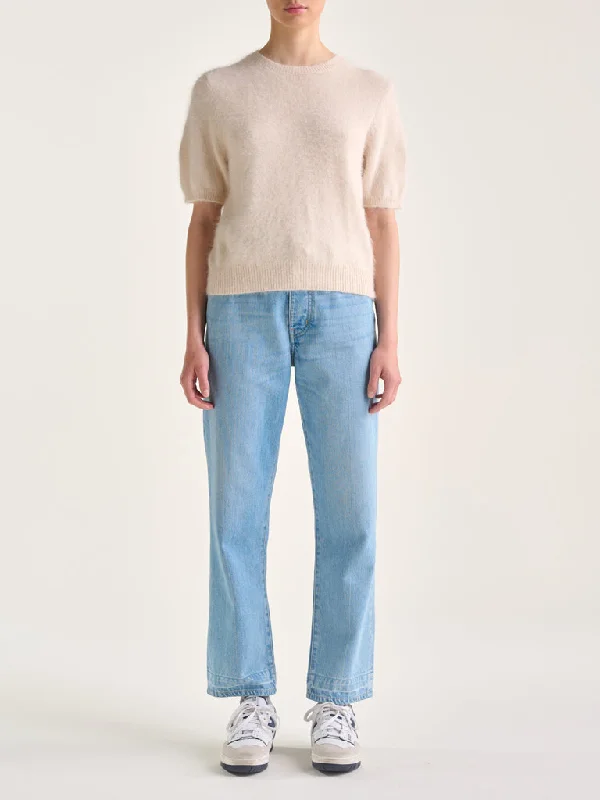 Bellerose Datad Sweater in Parchment Machine Wash Dry Clean Hand Wash