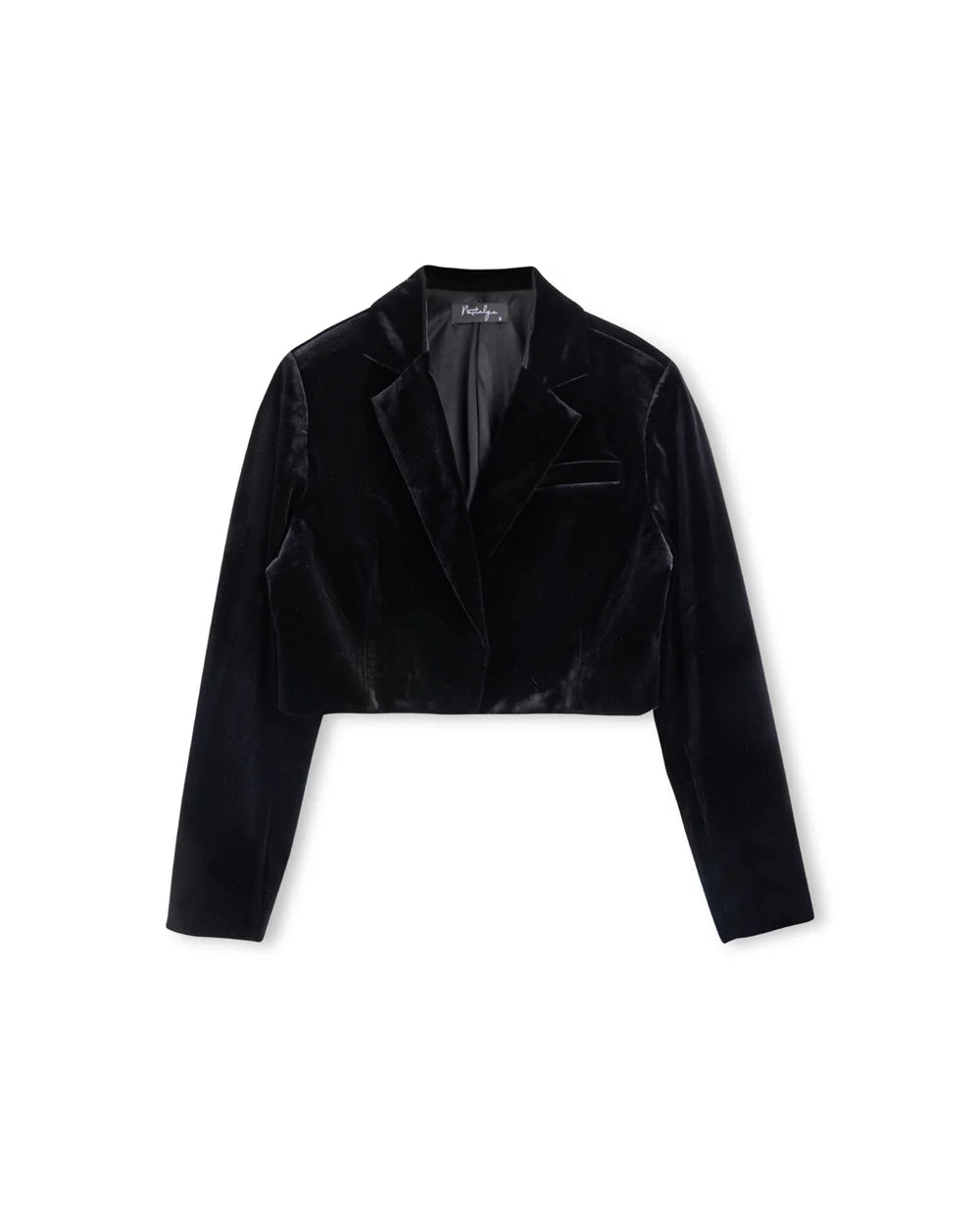 Connor Velvet Cropped Blazer 954 Women's High-End Blazer