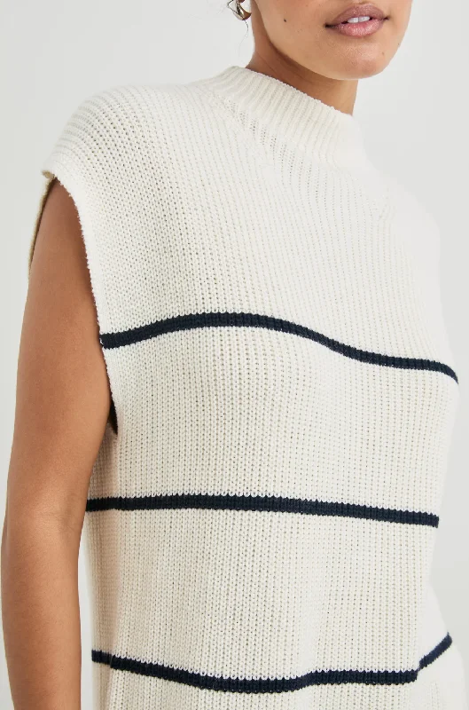 Etta Sweater Ribbed Striped Patterned