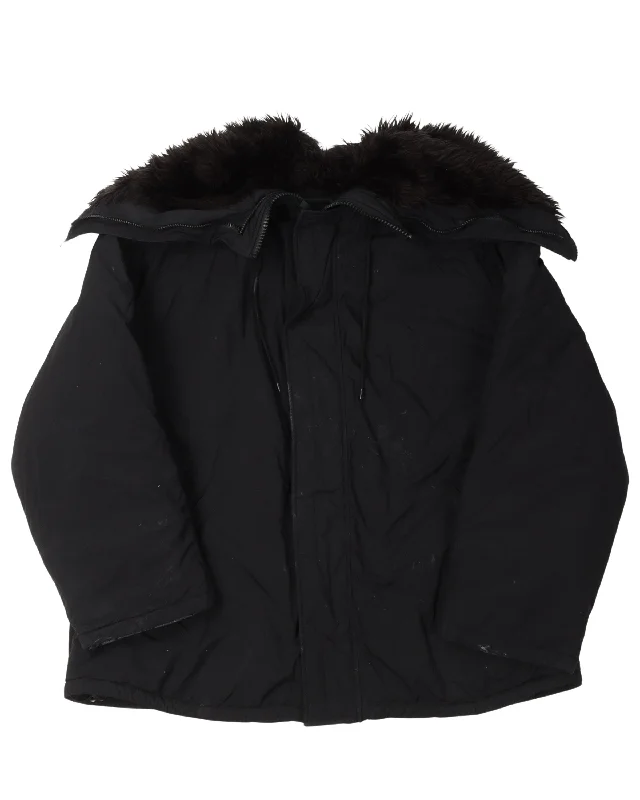 Oversized Parka w/ Fur-Lined Hood High-Quality Waterproof Parka