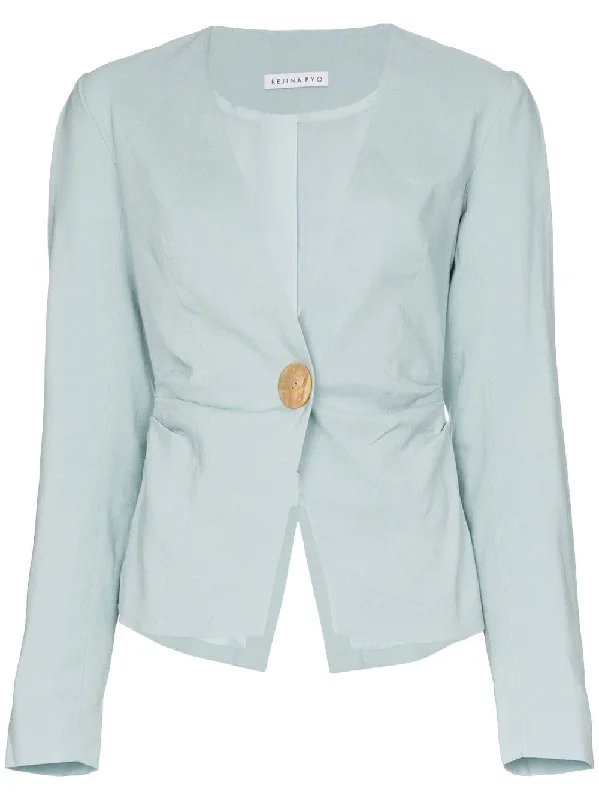 oversized button blazer jacket Women's Elegant Blazer