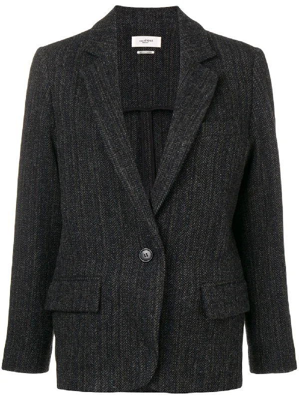 herringbone blazer Women's Luxurious Jacket