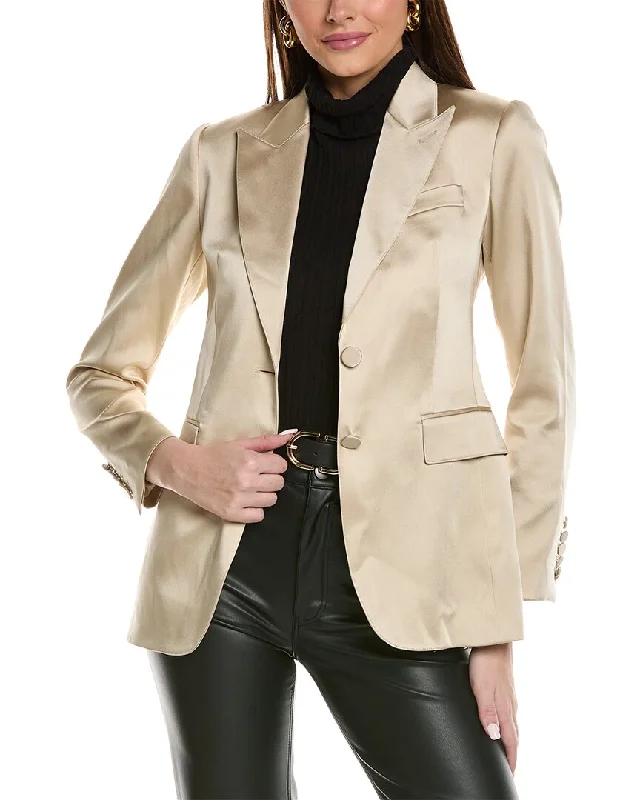 Reiss Mae Satin Single Breasted Blazer Women's Fashion Blazer