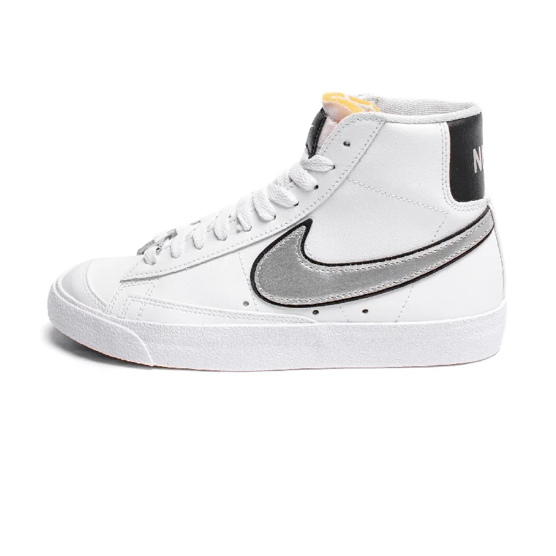 Nike Blazer Mid '77 ESS 'White/Metallic Silver' Women's Trendy Jacket