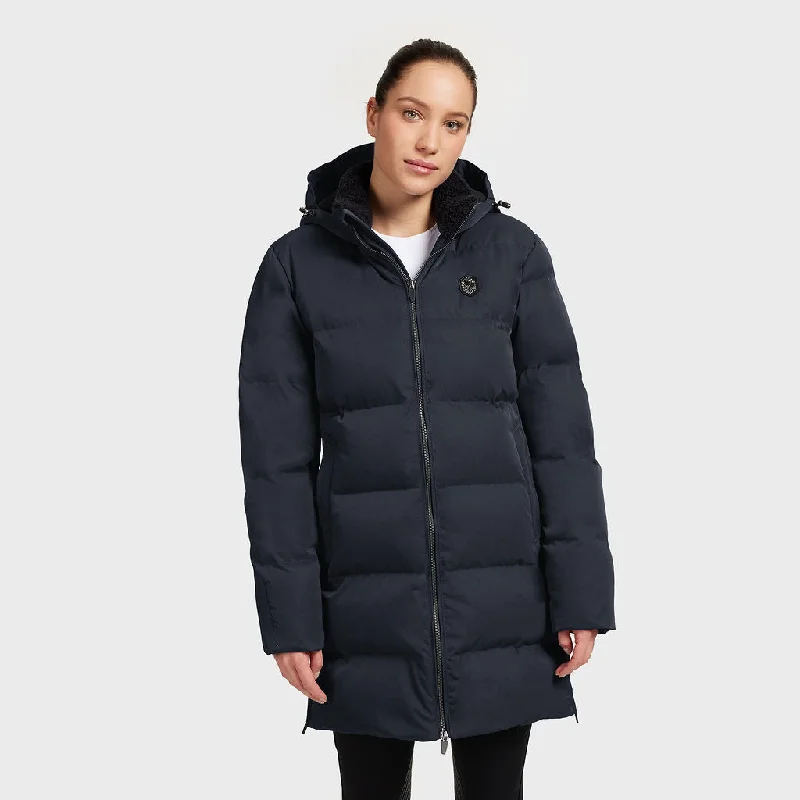 Samshield Ladies Winter Parka Melia Navy Elegant Double-Breasted Parka