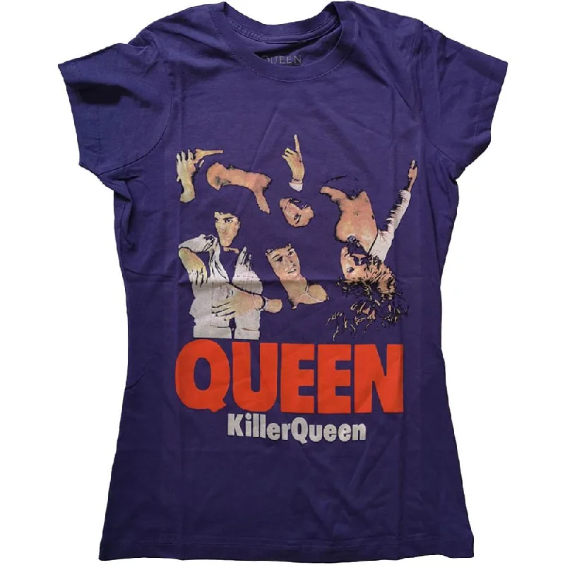 Queen Killer Queen Ladies T-Shirt Layered Multi-layer Single Layer