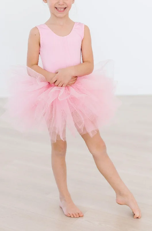 Bubblegum Pink Tank Tutu Leotard fitness tank top