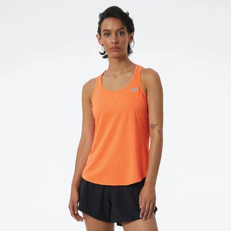 Women's New Balance Accelerate Tank cold shoulder tank