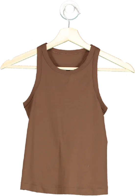 Lululemon Brown Athletic Tank Top bold tank top