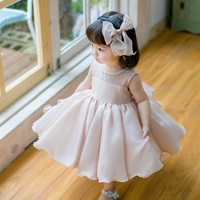 Baby Girl Peincess Dress Summer Cute Elegant Puffy Birthday Party Dress Tunics Ceremony elegant