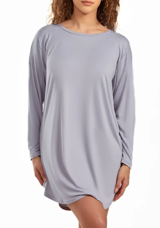 Ferris Ultra Soft Sleep Shirt/Dress in Ultra Soft and Cozy Lounge Style Tunics Designer luxury