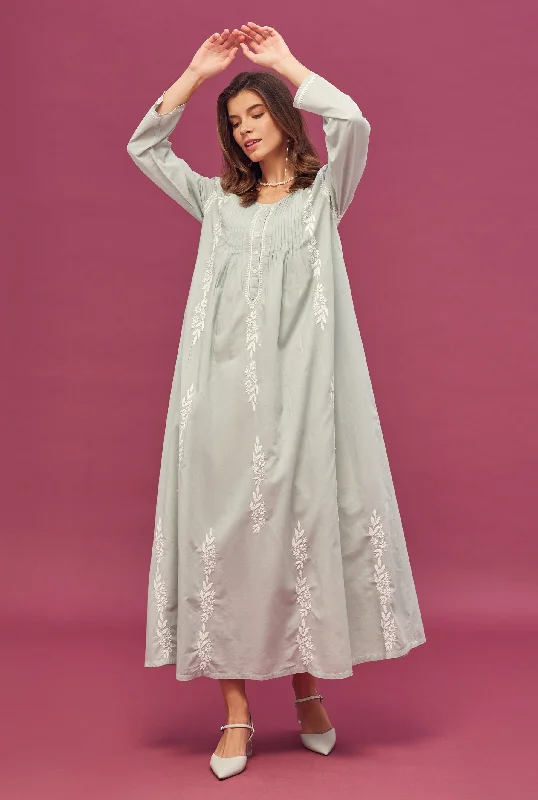 Noor Light Sage  Nightdress Tunics Cozy soft