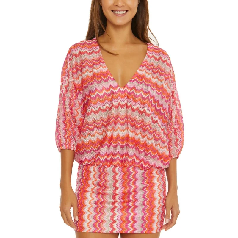 Trina Turk Womens Dress Summer Cover-Up Tunics Hiking breathable